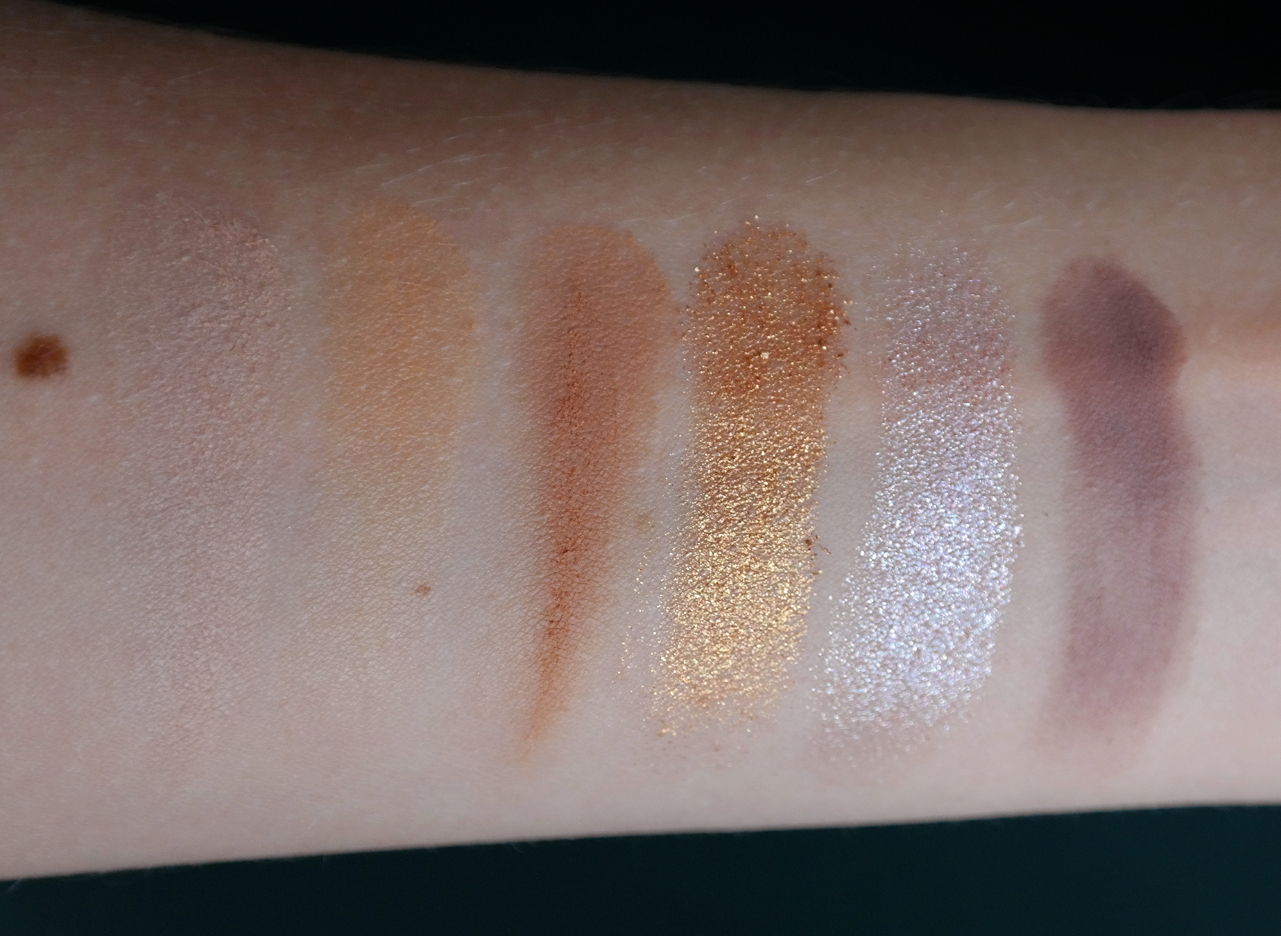 Urban Decay Naked Wild West swatches