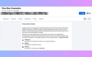 Facebok-ryhmä kosmetiikka-arvosteluille